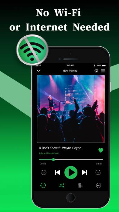 Offline Music Player App screenshot #2