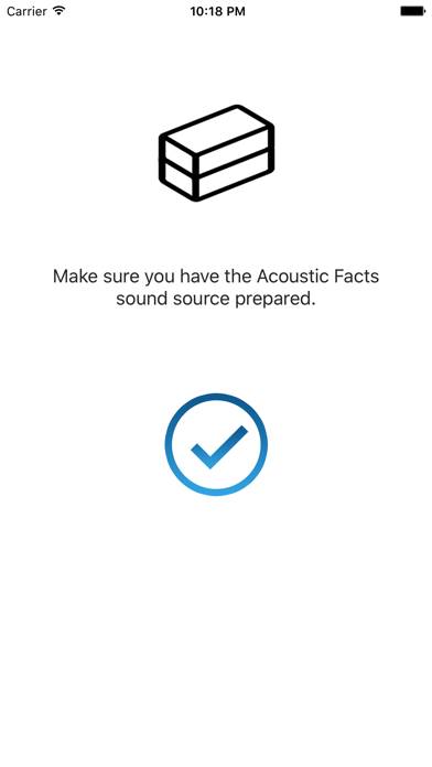 Acoustic Facts App skärmdump
