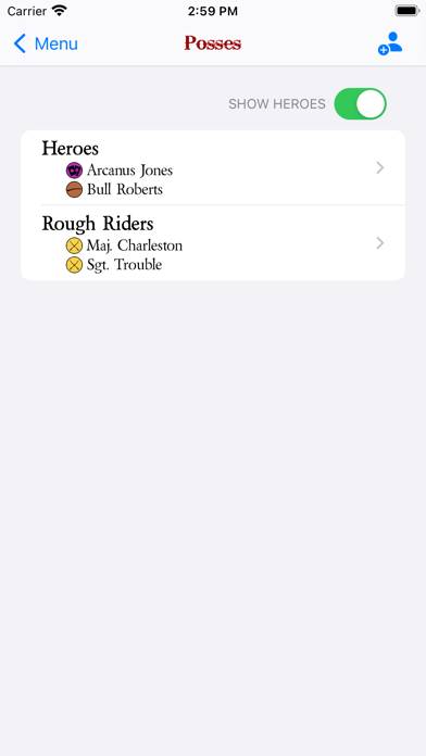 Hero Ledger App skärmdump