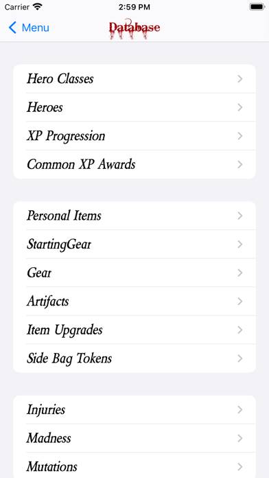 Hero Ledger App skärmdump