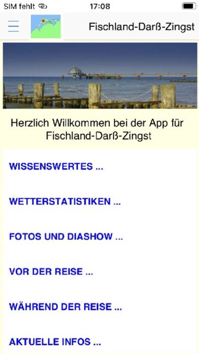Fischland Darß Urlaubs App App-Screenshot #1