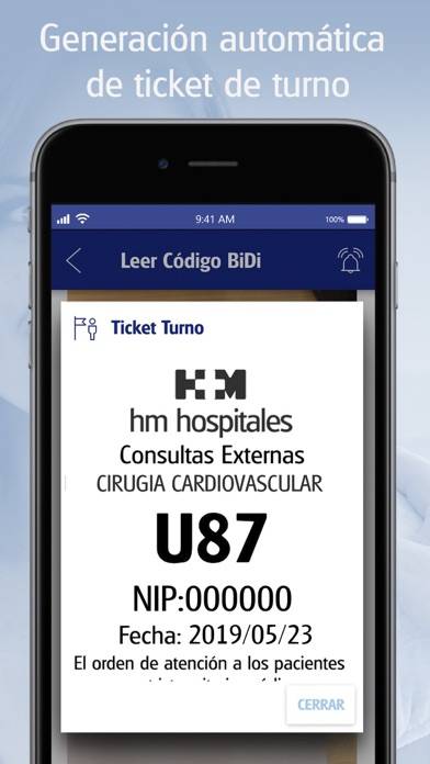 HM Hospitales Captura de pantalla de la aplicación #2