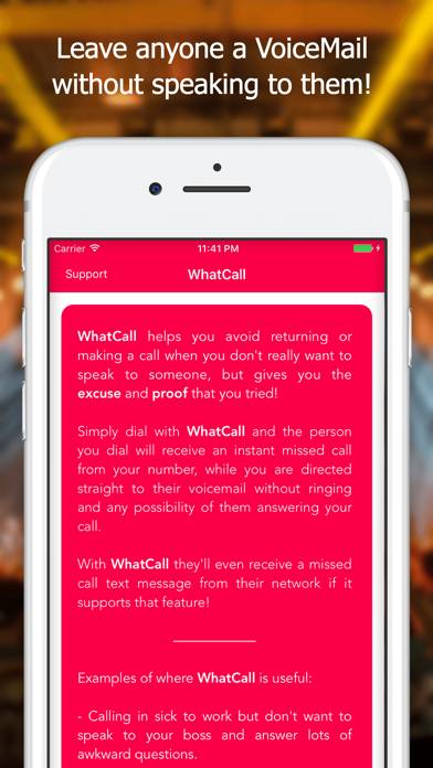 WhatCall App skärmdump #1