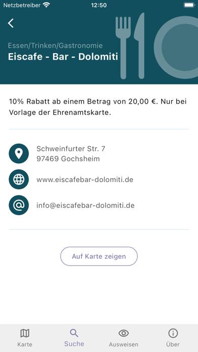 Ehrenamtskarte Bayern App-Screenshot