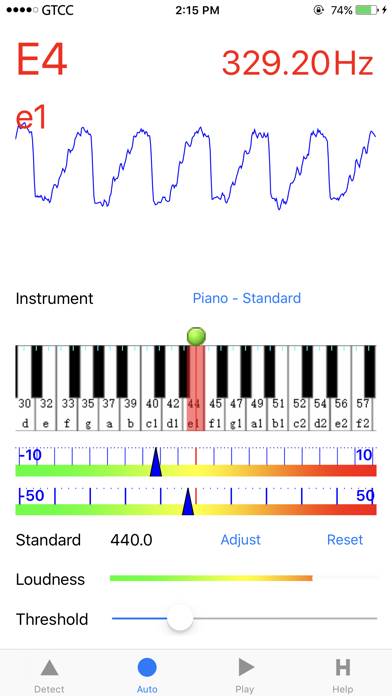 Accurate Piano Tuner Captura de pantalla de la aplicación #2