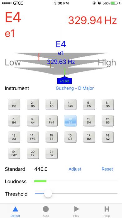 Accurate Guzheng Tuner Bildschirmfoto