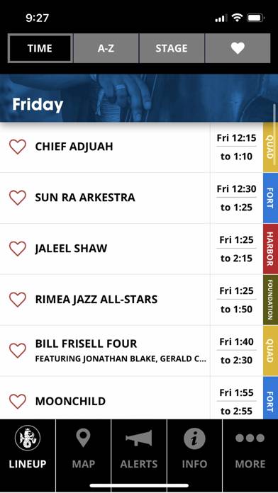 Newport Jazz App screenshot