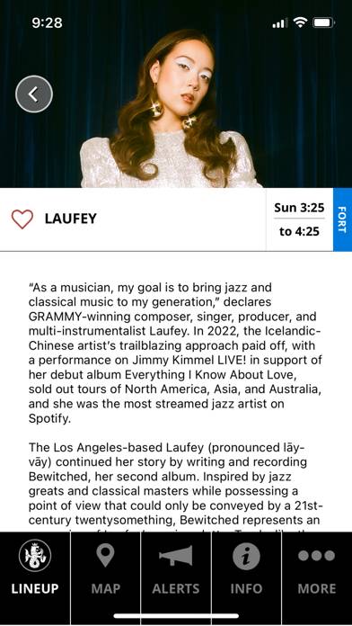 Newport Jazz App screenshot