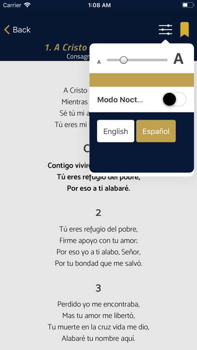 Himnario LLDM App screenshot #4