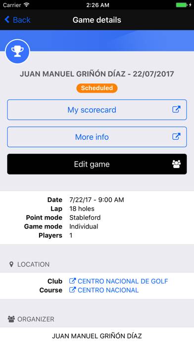 Golfdirecto Play Captura de pantalla de la aplicación #3