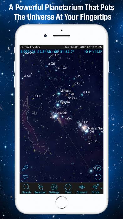 SkySafari 6 Plus Schermata dell'app #1