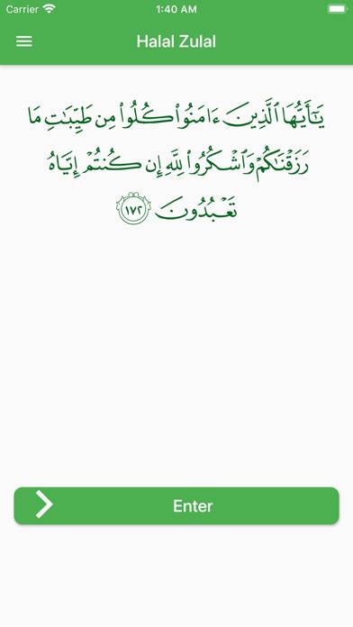 Halal Zulal App-Screenshot #1