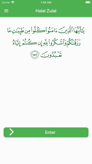 Halal Zulal App screenshot