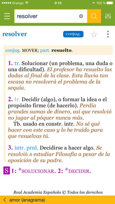 Diccionario del estudiante App screenshot #3