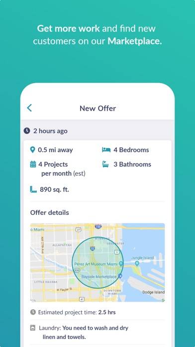 Turno Cleaners App screenshot