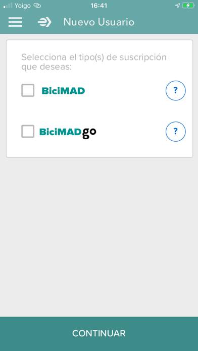 BiciMAD App screenshot #2