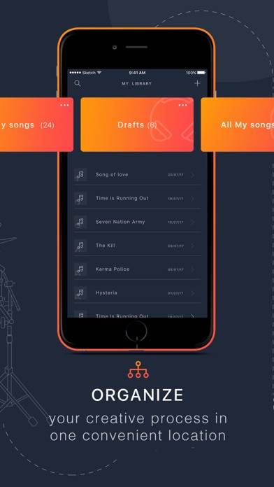 Songwriter Pro: Lyrics plus Songs Captura de pantalla de la aplicación #2