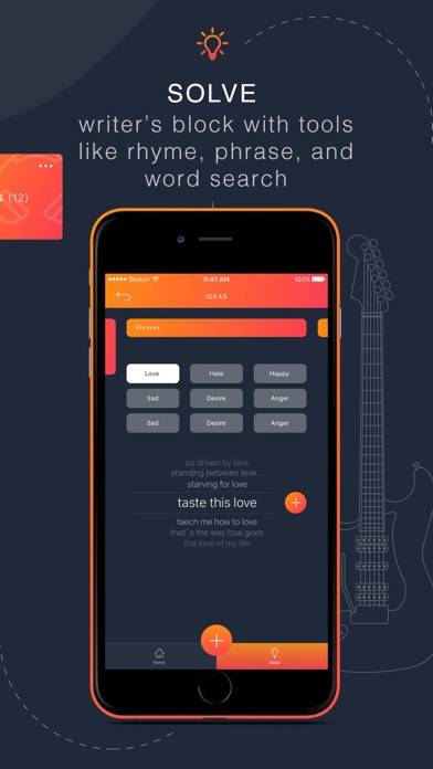 Songwriter Pro: Lyrics plus Songs App screenshot #3