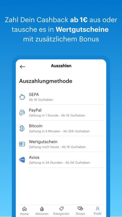 Shoop App-Screenshot