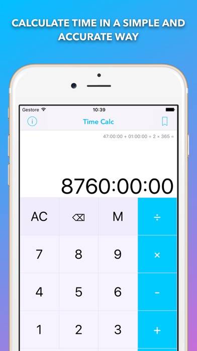 Time Calc Pro Schermata dell'app #1