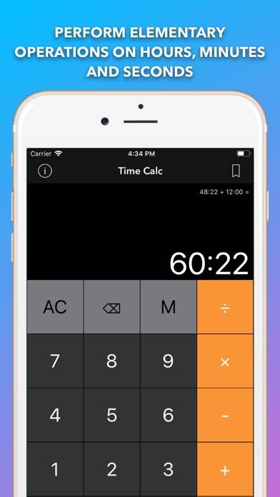 Time Calc Pro Schermata dell'app #2