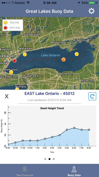 Lake Ontario Boating Weather App screenshot #3