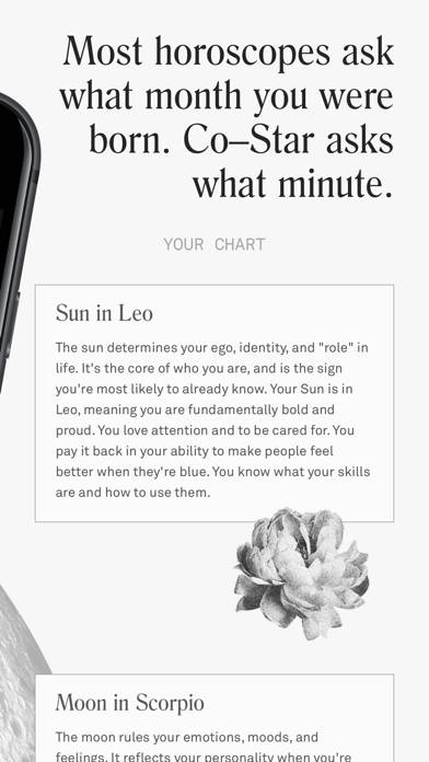 Co–Star Personalized Astrology Captura de pantalla de la aplicación #3