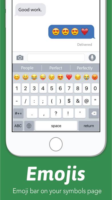 Number Row Keyboard Schermata dell'app #2