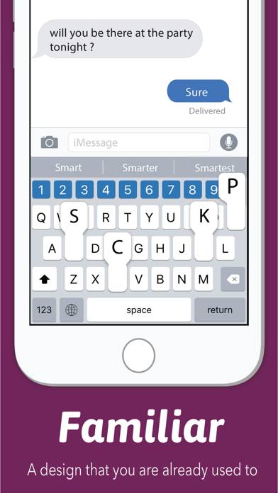 Number Row Keyboard Captura de pantalla de la aplicación #3