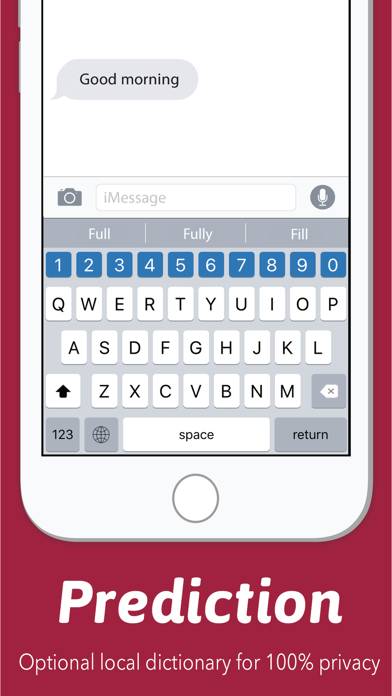 Number Row Keyboard Captura de pantalla de la aplicación #4