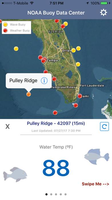 Ocean Water Temperature App skärmdump #1