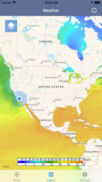Ocean Water Temperature App skärmdump #2