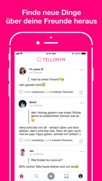 Tellonym App-Screenshot #3
