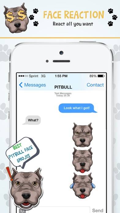 PitbullMoji Captura de pantalla de la aplicación #4