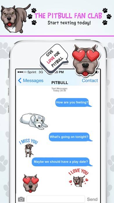 PitbullMoji Captura de pantalla de la aplicación #5