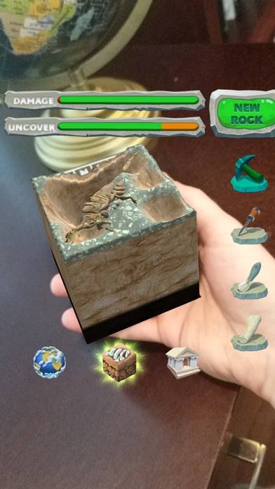 DinoDigger for Merge Cube Captura de pantalla de la aplicación