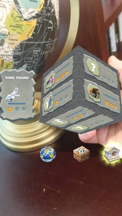 DinoDigger for Merge Cube Captura de pantalla de la aplicación