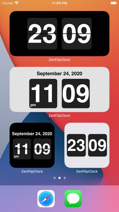 Zen Flip Clock App-Screenshot #1