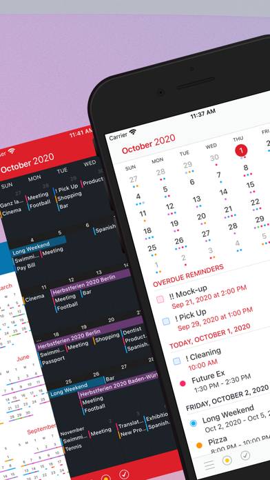 Calendar 366: Events & Tasks Capture d'écran de l'application #1