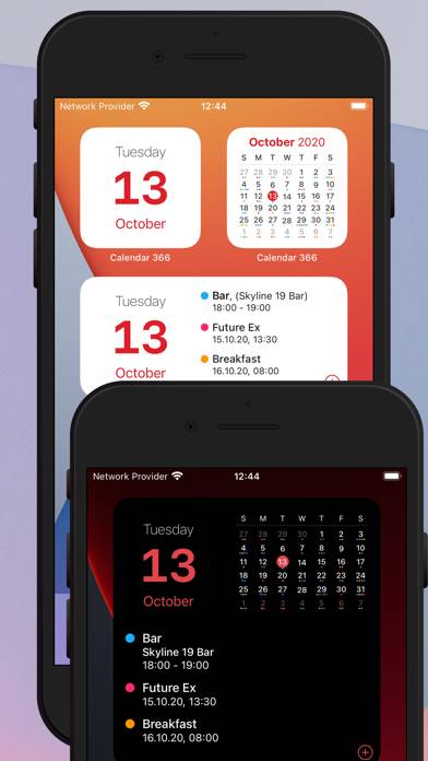 Calendar 366: Events & Tasks Captura de pantalla de la aplicación #3