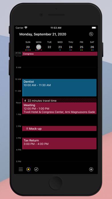 Calendar 366: Events & Tasks Captura de pantalla de la aplicación #4