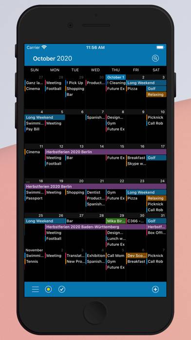 Calendar 366: Events & Tasks Capture d'écran de l'application #6