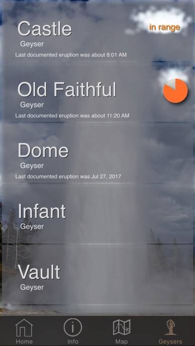 Yellowstone Geysers App screenshot #3