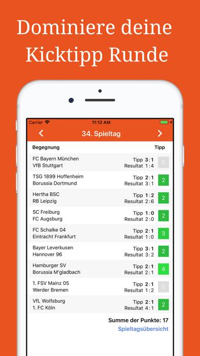 Tipp Orakel App screenshot #1