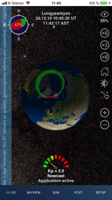Aurora Forecast 3D App-Screenshot #1
