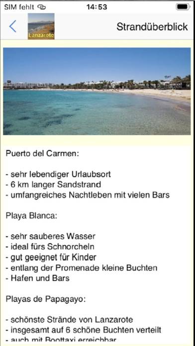 Lanzarote App für den Urlaub App-Screenshot #4