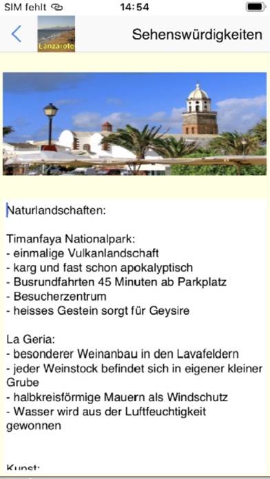 Lanzarote App für den Urlaub App screenshot #6