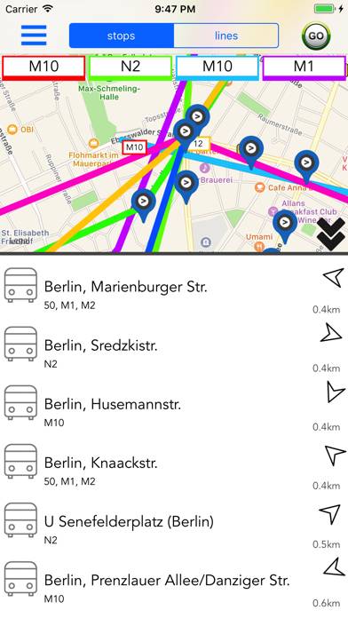 Berlin Public Transport Guide App screenshot #1