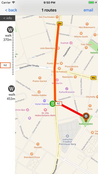 Berlin Public Transport Guide App screenshot #2