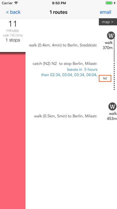 Berlin Public Transport Guide App screenshot #3